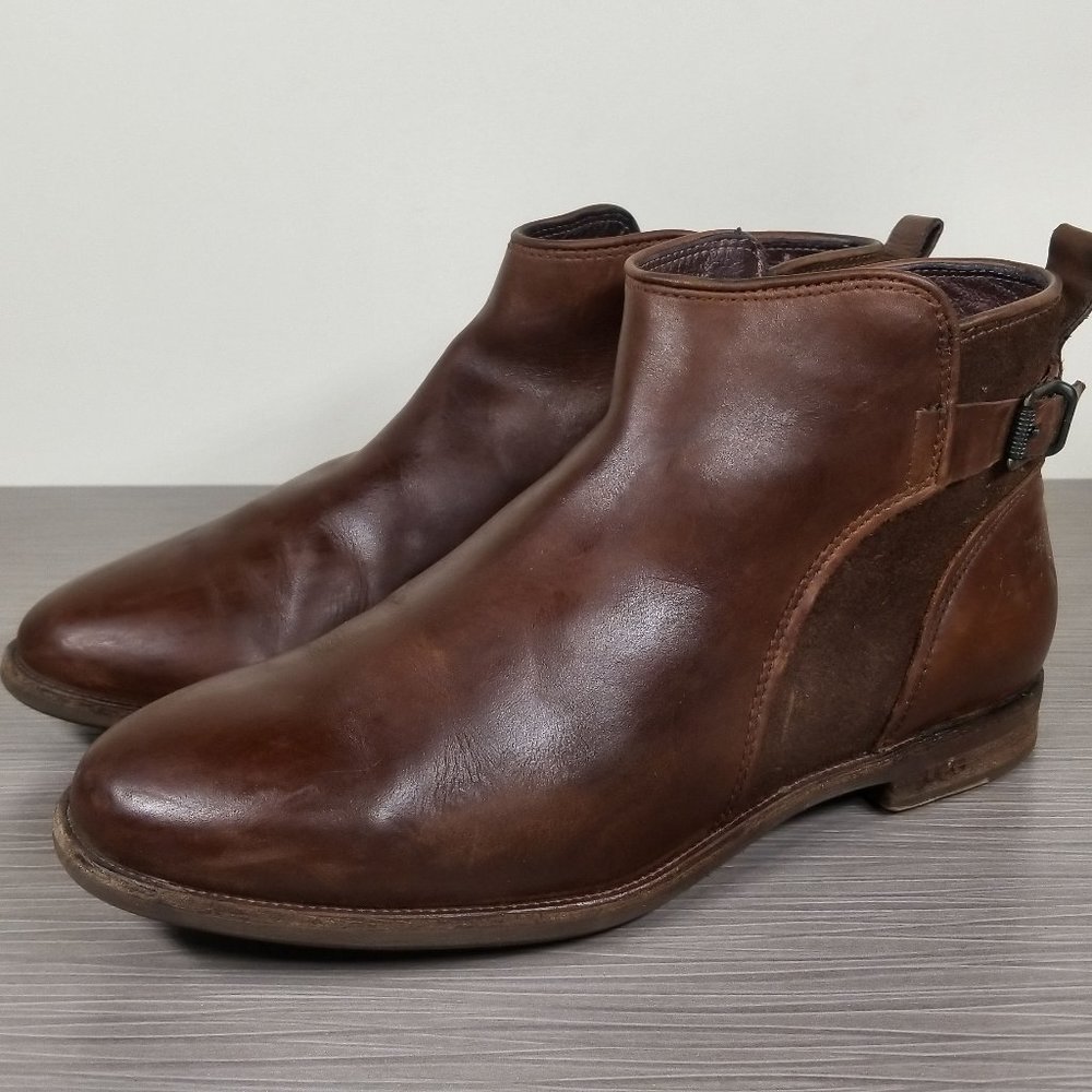 UGG Demi Ankle Boot, Chestnut Leather, Womens Size 7 US / 38